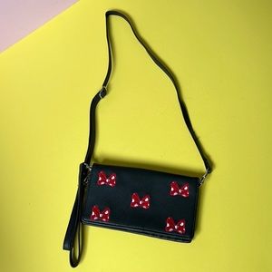 Minnie Mouse Crossbody Wallet Purse
